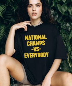 Wolverine National Champs Vs Everybody T shirt