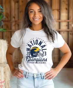 Wolverines College Football Playoff 2023 National Champions Helmet Comfort Colors T Shirt