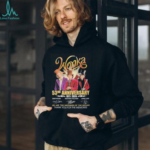 Wonka 53 years of the memories shirt
