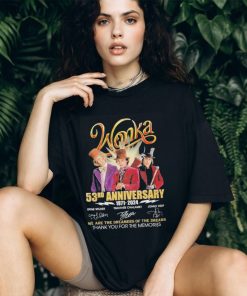 Wonka 53 years of the memories shirt