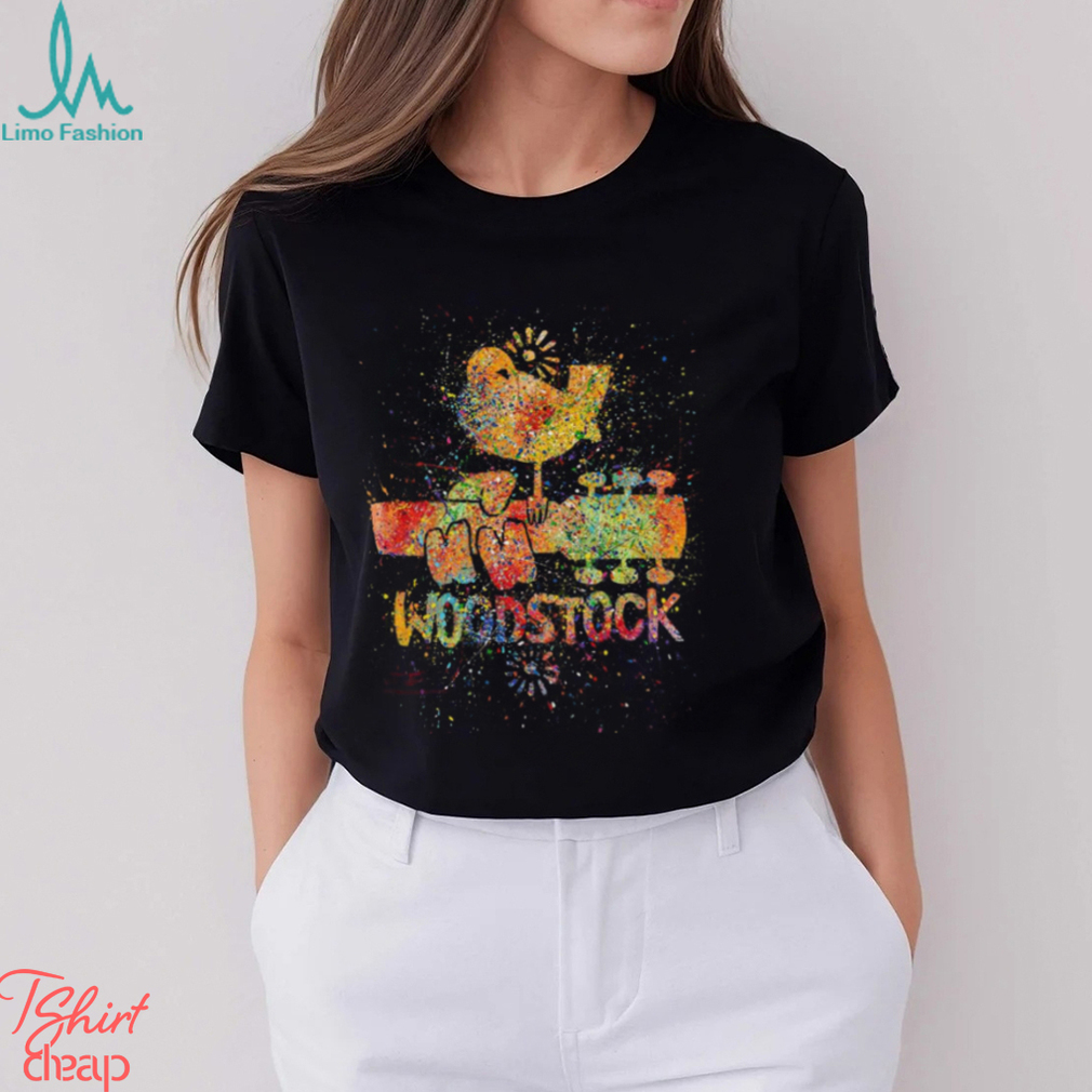 Woodstock Splatter Unisex T Shirt Woodstock Splatter Unisex T Shirt