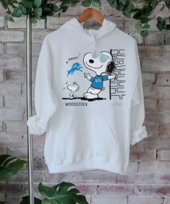 Woodstock x Snoopy x Detroit Lions for Sports Fan Tee Shirt