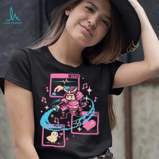 Working Remotely Samurai And Game Pixel T shirt