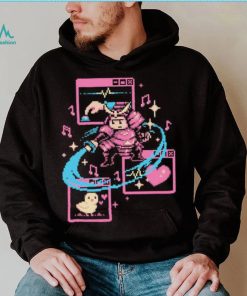 Working Remotely Samurai And Game Pixel T shirt