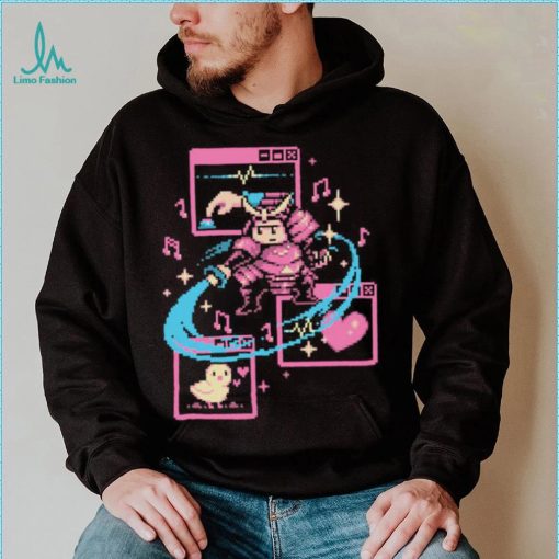 Working Remotely Samurai And Game Pixel T shirt