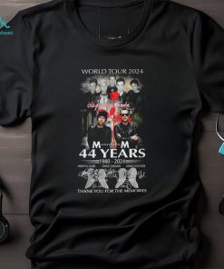 World Tour 2024 Depeche Mode Memento Mori 44 Years 1980 – 2024 Thank You For The Memories T Shirt, hoodie, sweater, long sleeve and tank top World Tour 2024 Depeche Mode Memento Mori 44 Years 1980 – 2024 Thank You For The Memories T Shirt