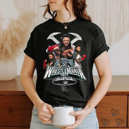 WrestleMania 2024 XL Roman Reigns champions shirt