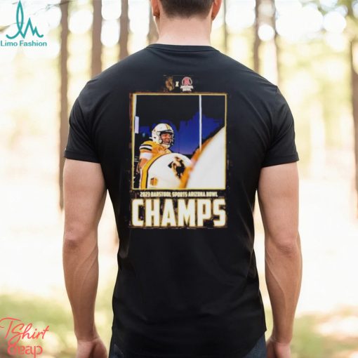Wyoming Cowboy Football Win The 2023 Barstool Sports Arizona Bowl Champions Ncaa College Football Shirt