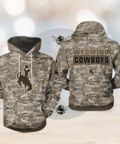 Wyoming Cowboys NCAA Camo Veteran Awesome 3D Hoodie