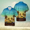 New York Giants Palm Tree Pattern Hawaiian Shirt