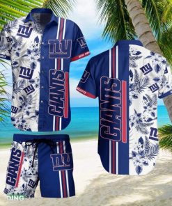 York Giants NFL Tropical Pattern Hawaiian Shirt And Short For Best Fans Gift New Trending Beach Holiday