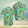 Hawaiian Summer Shirt with 3D Hippie Cow Design