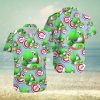 Yoshi Mario Indianapolis Colts Orange Mens Funny Hawaiian Shirts