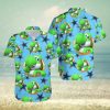 Yoshi Mario Los Angeles Dodgers Grey Tie Dye Hawaiian Shirt