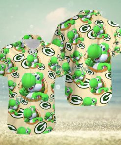 Yoshi Mario Green Bay Packers Rams Hawaiian Shirt