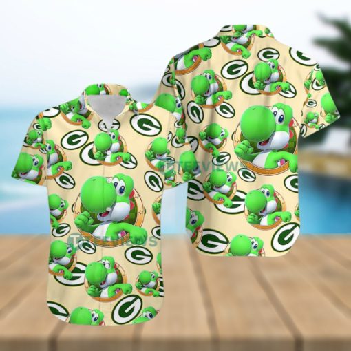 Yoshi Mario Green Bay Packers Rams Hawaiian Shirt