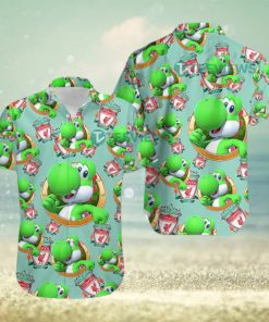 Yoshi Mario Liverpool Fc 90S Hawaiian Shirt