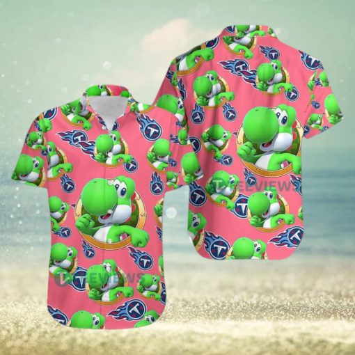 Yoshi Mario Tennessee Titans My Hawaiian Shirts