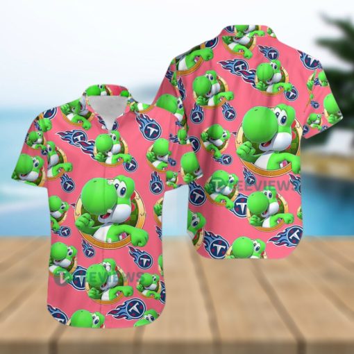 Yoshi Mario Tennessee Titans My Hawaiian Shirts