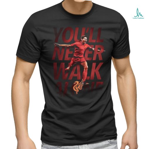 You’ll never walk alone Steven Gerrard Liverpool F.C. shirt