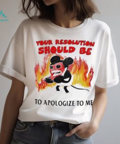 Your Solution Should Be To Apologize To Me Mickey Mouse T Shirt