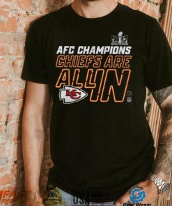 Youth 2024 AFC Conference Champions Kansas City Chiefs Locker Room T Shirt