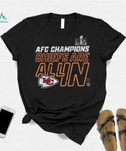 Youth 2024 AFC Conference Champions Kansas City Chiefs Locker Room T Shirt