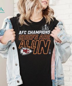 Youth 2024 AFC Conference Champions Kansas City Chiefs Locker Room T Shirt