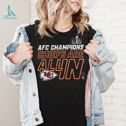 Youth 2024 AFC Conference Champions Kansas City Chiefs Locker Room T Shirt