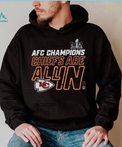 Youth 2024 AFC Conference Champions Kansas City Chiefs Locker Room T Shirt