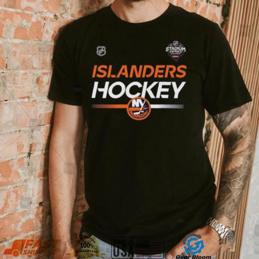 Youth New York Islanders Navy 2024 NHL Stadium Series Locker Room T Shirt