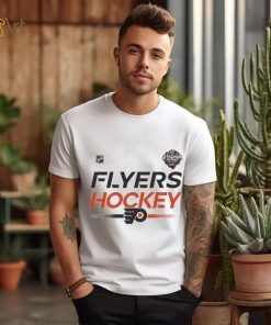 Youth Philadelphia Flyers White 2024 NHL Stadium Series Locker Room T Shirt