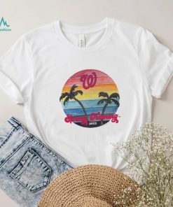 Youth Washington Nationals Tiny Turnip White 2023 Spring Training T Shirt