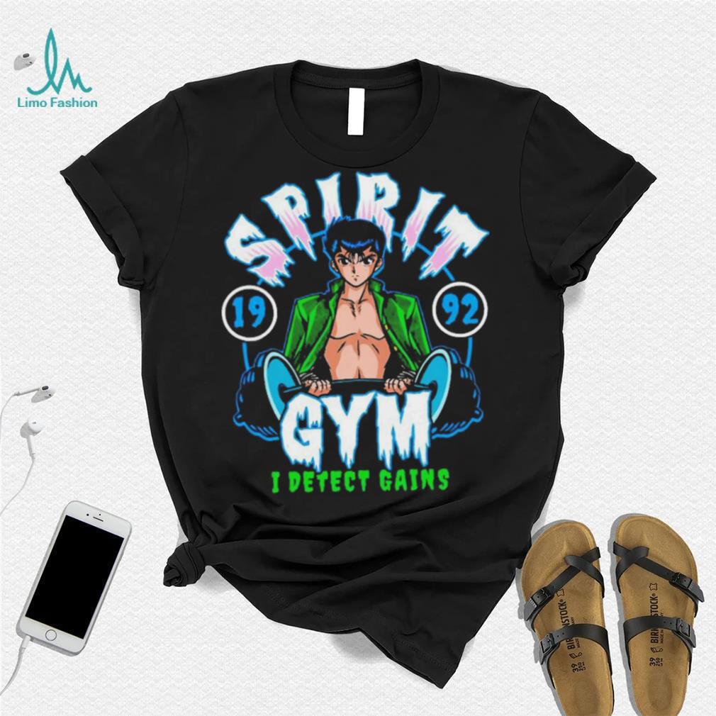 Yu Yu Hakusho Spirit Detective I detect gains 1992 shirt Yu Yu Hakusho Spirit Detective I detect gains 1992 shirt