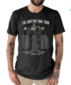 Zach Bryan Quittin Time Tour 2024 Levi Turner T Shirt