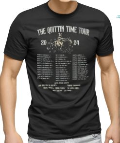Zach Bryan Quittin Time Tour 2024 Levi Turner T Shirt