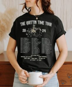 Zach Bryan Quittin Time Tour 2024 Levi Turner T Shirt