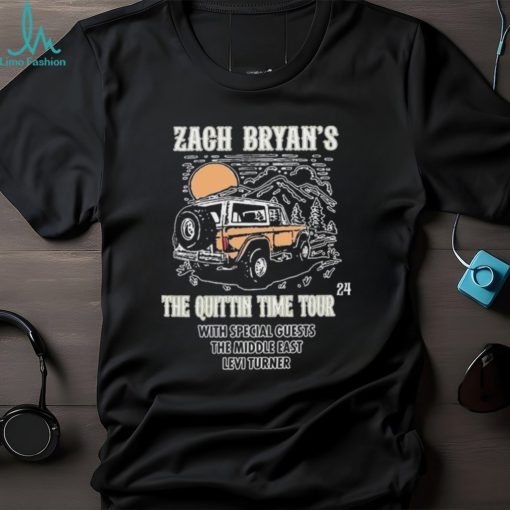 Zach Bryan The Quittin Time 2024 Tour Shirt Hoodie Country Music Singer T Shirt