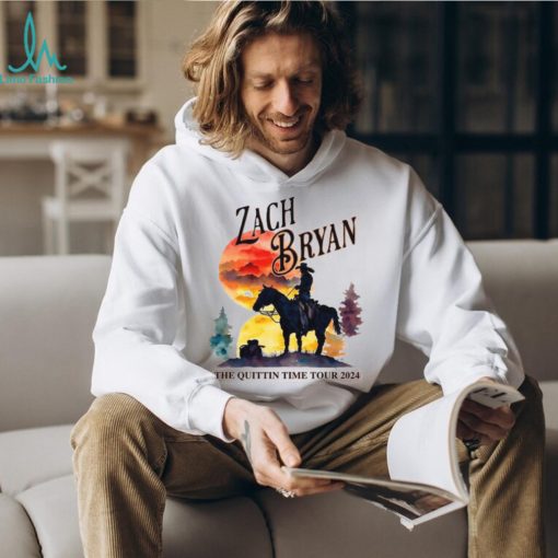 Zach Bryan The Quittin Time Tour 2024 Shirt Merch Fan Unisex Sweatshirt
