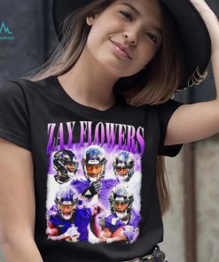 Zay Flowers Baltimore Ravens graphic 2024 shirt