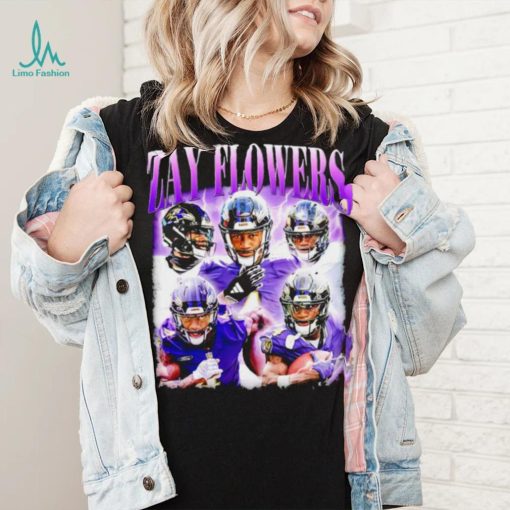 Zay Flowers Baltimore Ravens graphic 2024 shirt