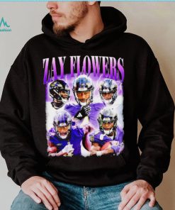 Zay Flowers Baltimore Ravens graphic 2024 shirt