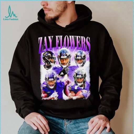 Zay Flowers Baltimore Ravens graphic 2024 shirt