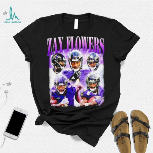 Zay Flowers Baltimore Ravens graphic 2024 shirt
