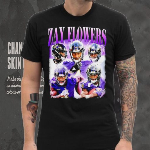 Zay Flowers Baltimore Ravens graphic 2024 shirt