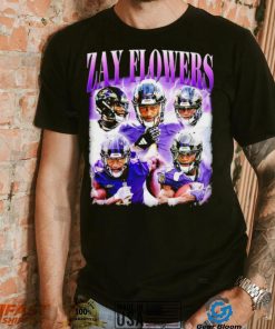 Zay Flowers Baltimore Ravens graphic 2024 shirt