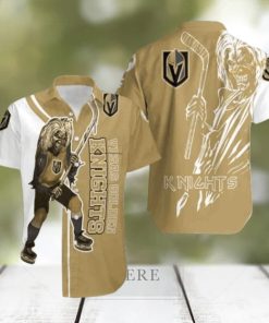 Zombie And Vegas Golden Knights NHL Hawaiian Shirt For Hockey Fans