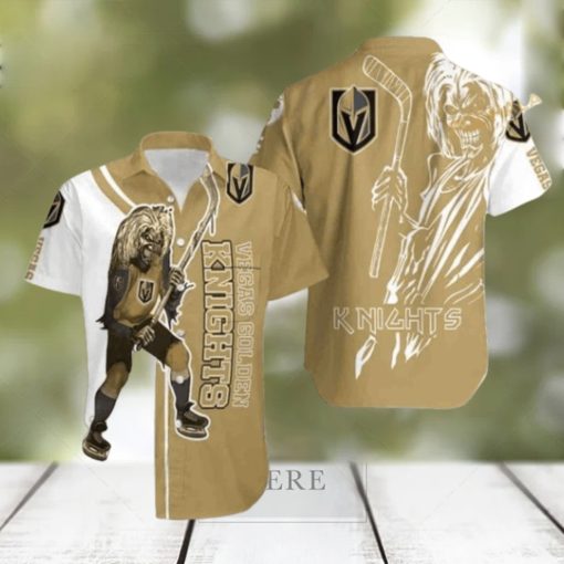 Zombie And Vegas Golden Knights NHL Hawaiian Shirt For Hockey Fans