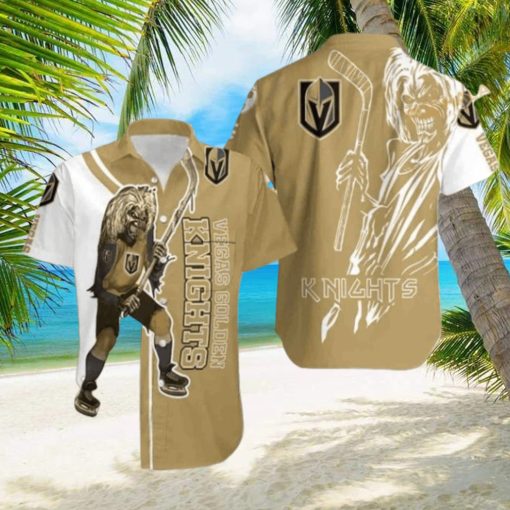 Zombie And Vegas Golden Knights NHL Hawaiian Shirt For Hockey Fans