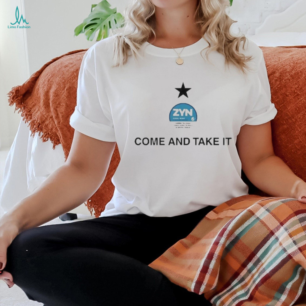 Zyn cool mint come and take it chuck shirt Zyn cool mint come and take it chuck shirt
